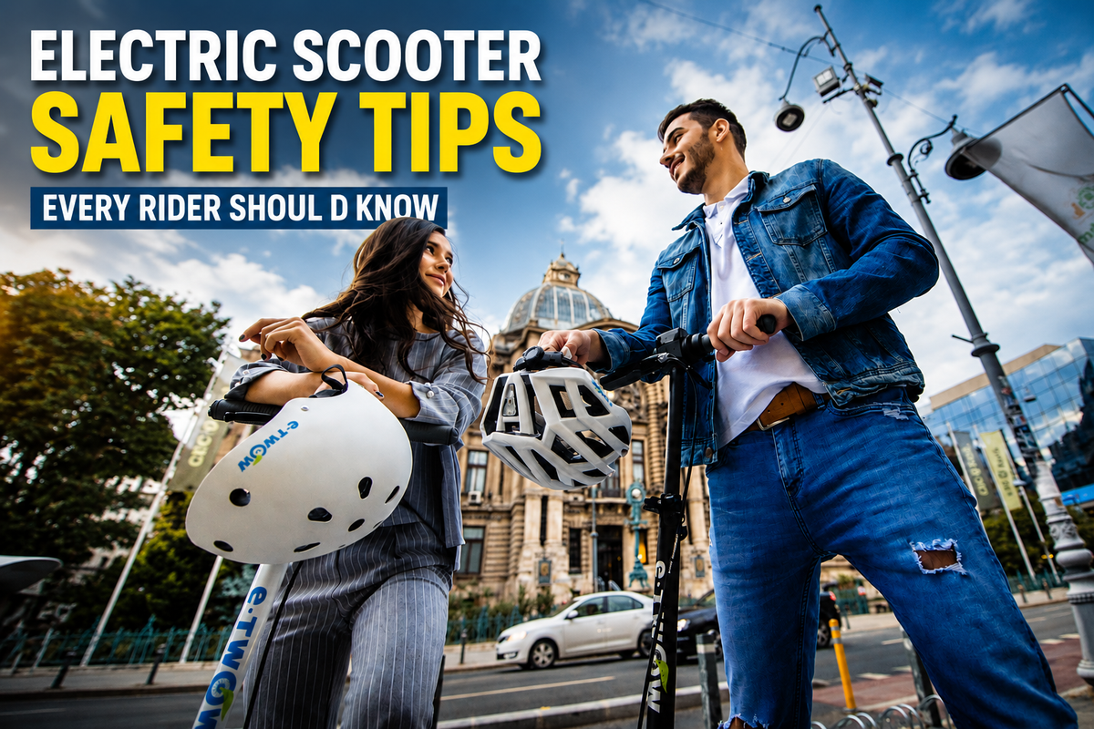 Electric Scooter Safety Tips Every Rider Should Know – E-TWOW eScooters